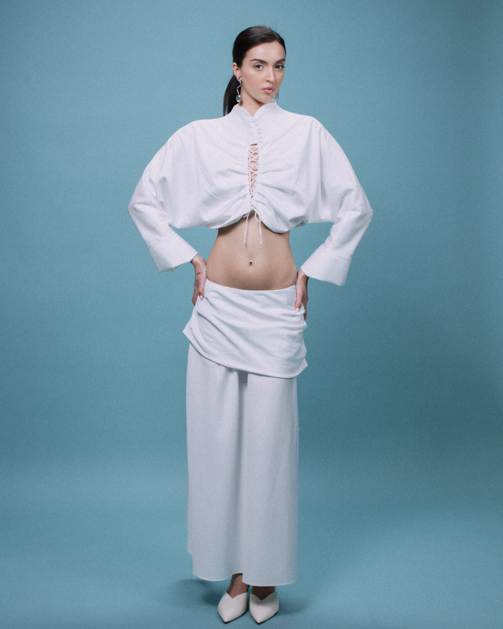 Cloudine Draped Skirt