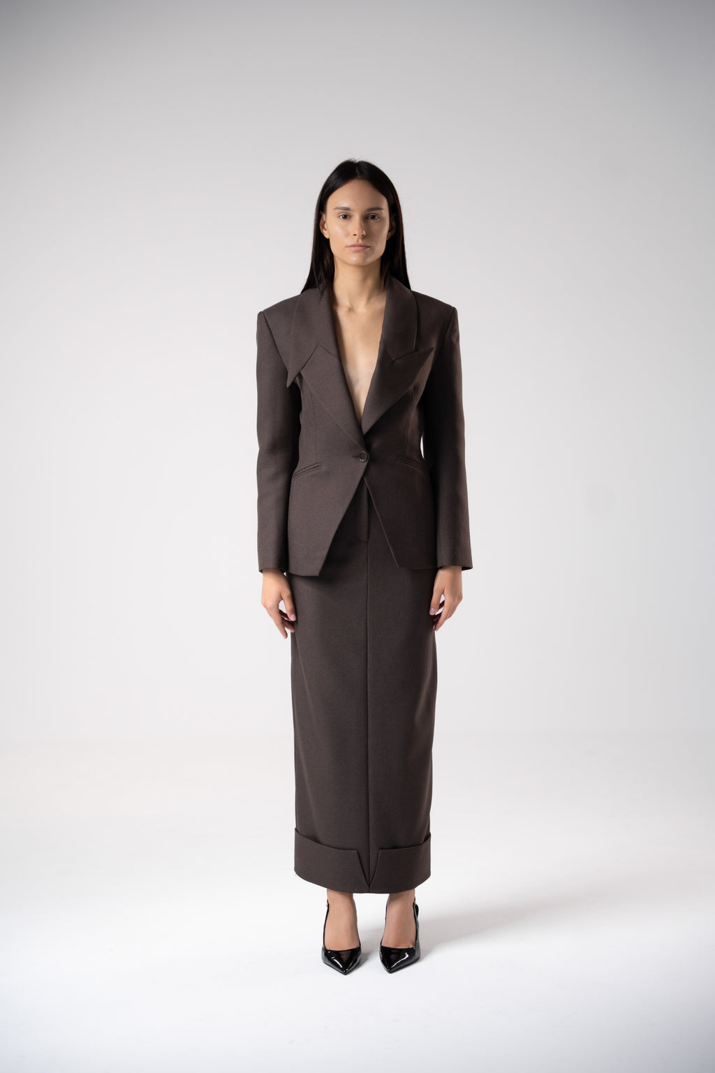 Spire Asymmetric Collar Jacket