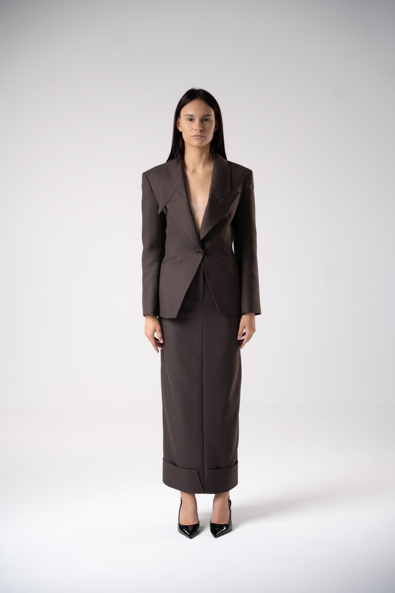 Spire Asymmetric Collar Jacket
