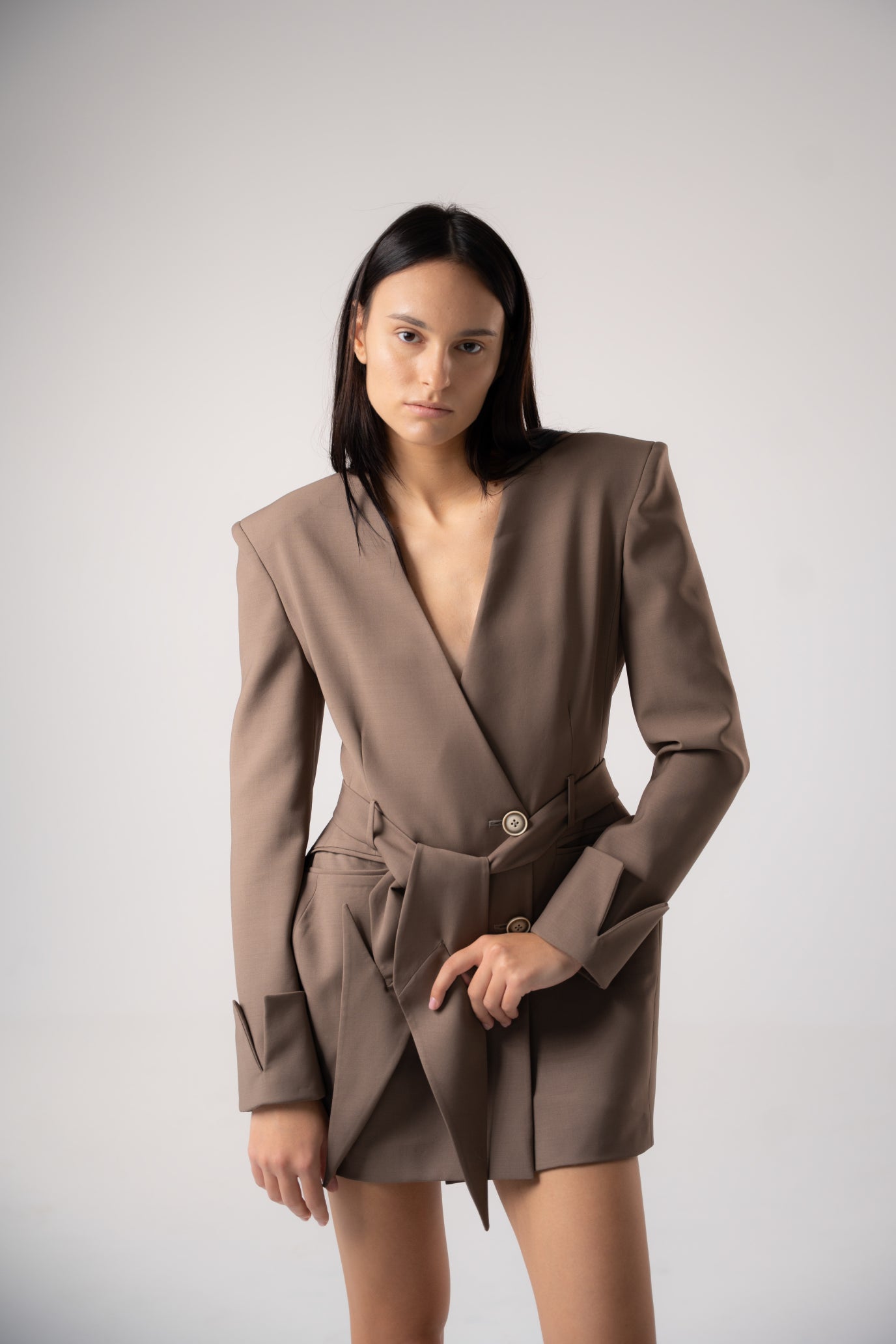 Nimbus Belted Jacket Dress