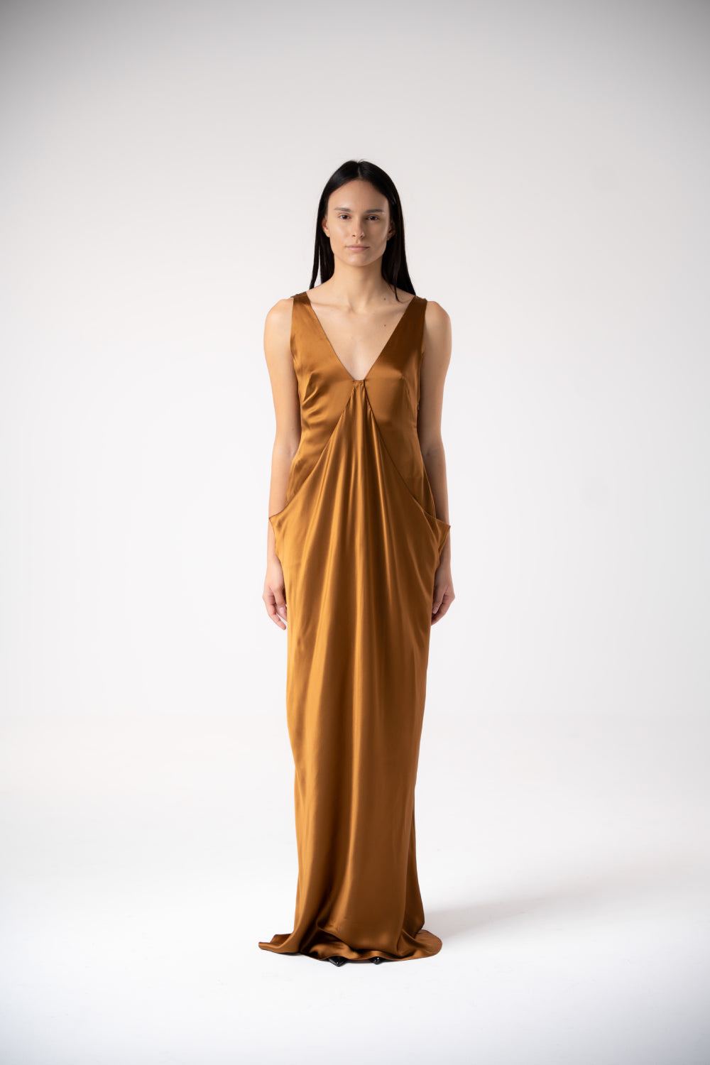 Gleam Silk Maxi Dress