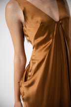 Gleam Silk Maxi Dress