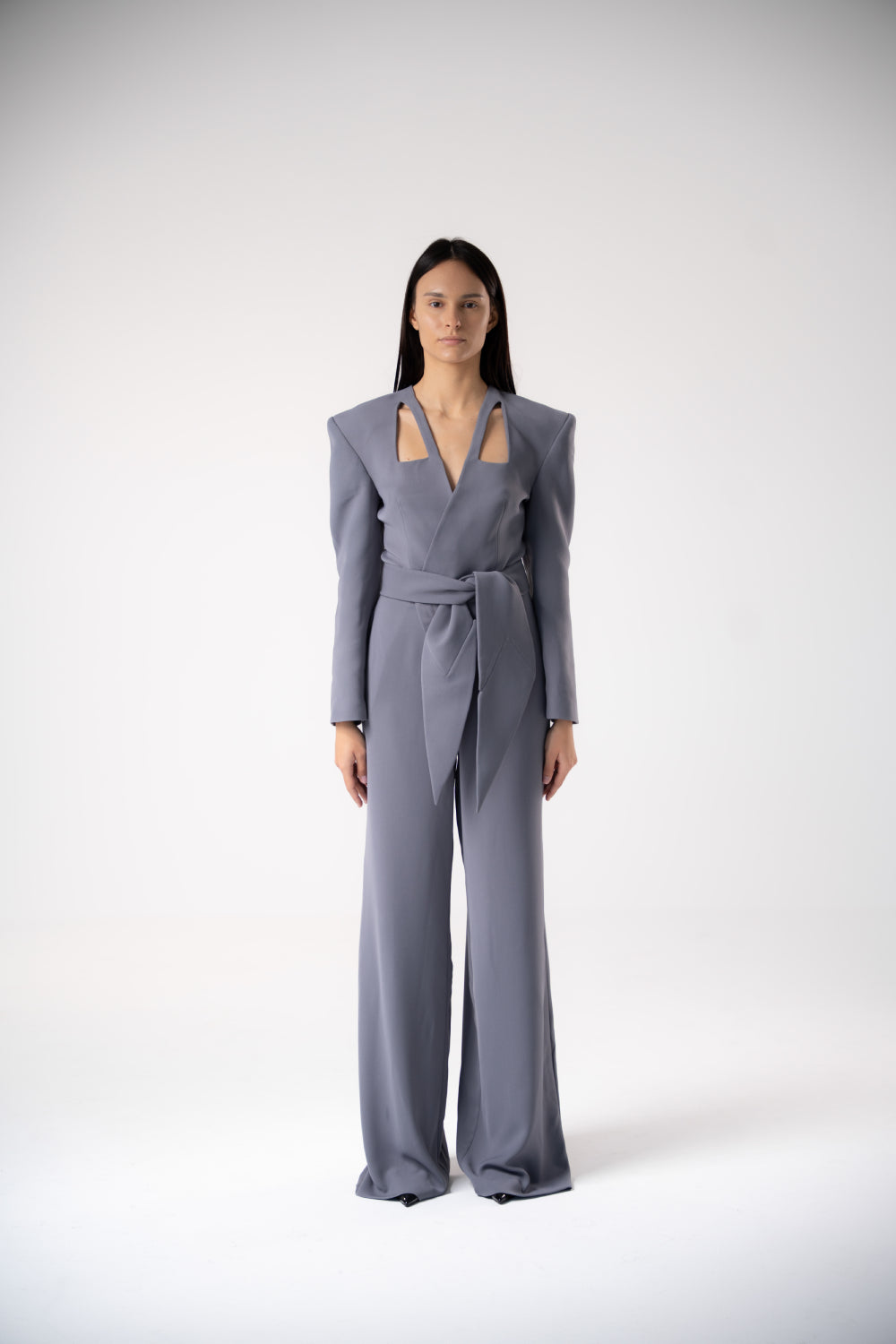 Triarc Triangle Cut Detail Jumpsuit